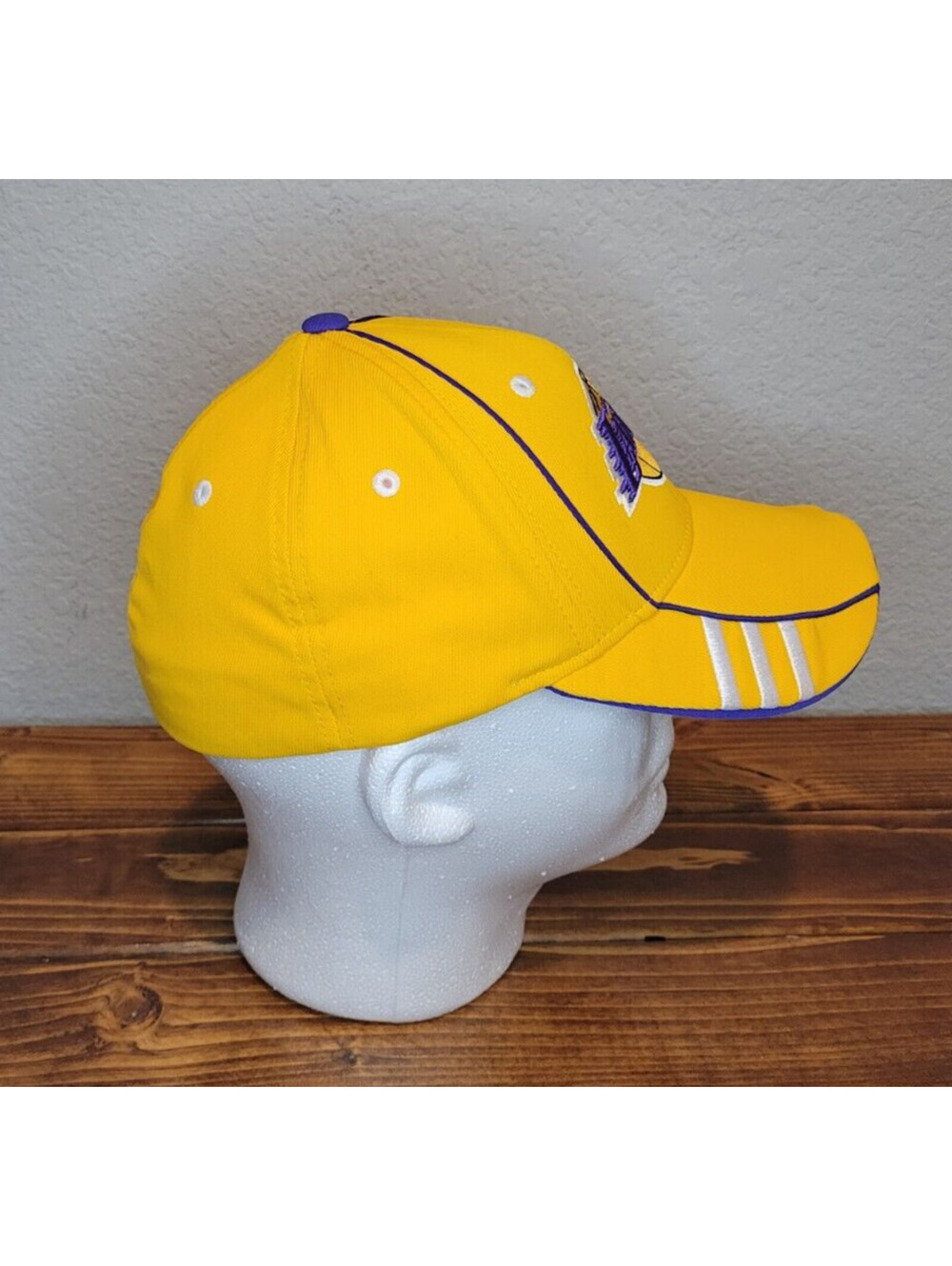Los Angeles Lakers Cap Hat Adidas Fitted One Size Official Team Basketball - Picture 4 of 12